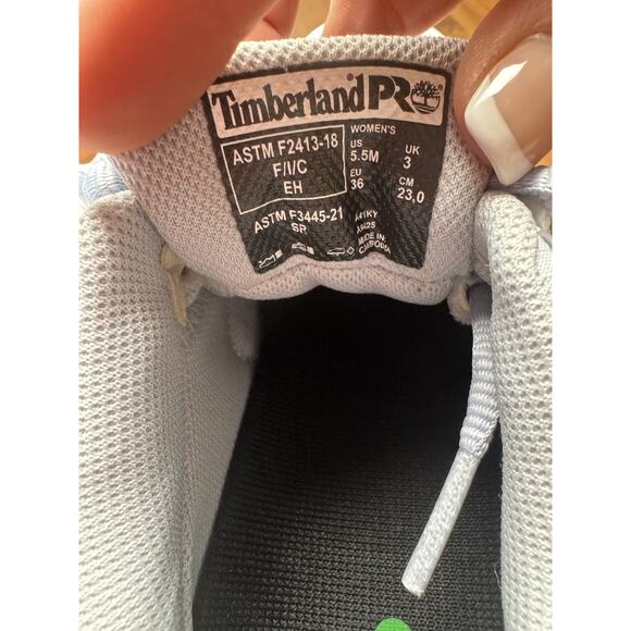 Timberland PRO Radius Shoes Womens Size 5.5M Gray Composite Safety Toe Work - Picture 9 of 14